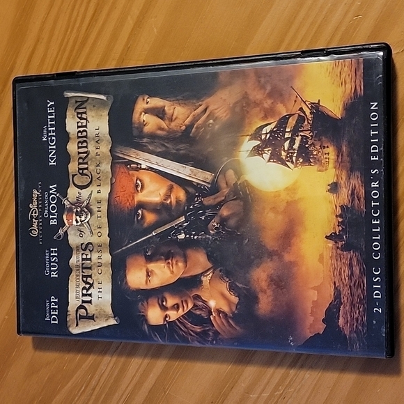 Pirates of the Caribbean, The Curse of the Black Pearl DVD, Johnny Depp - Picture 1 of 4